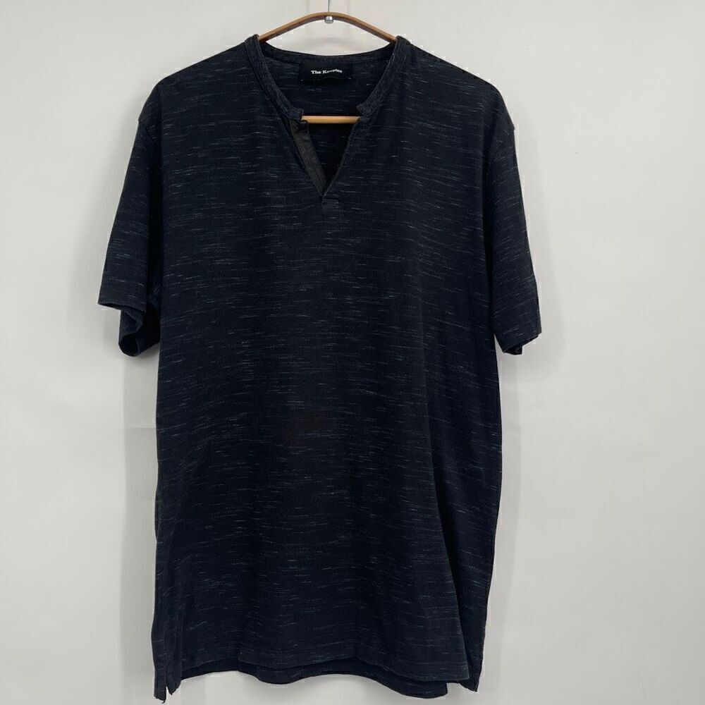 The Kooples Navy Blue V-Neck Short Sleeve T-Shirt Size Medium